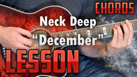 neckdeep december|neck deep december chord.